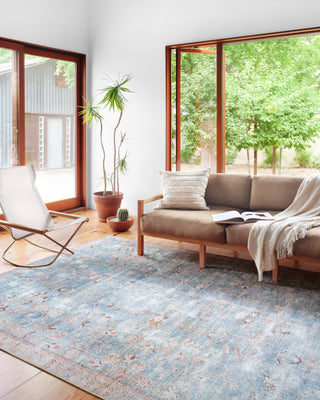 Loloi Wynter WYN-06 Teal / Multi Area Rug Lifestyle Image Feature