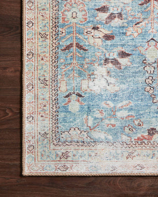 Loloi Wynter WYN-06 Teal / Multi Area Rug Corner Image