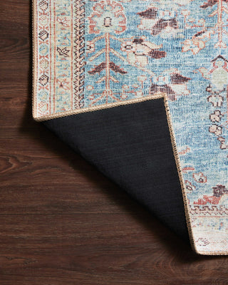 Loloi Wynter WYN-06 Teal / Multi Area Rug Backing Image