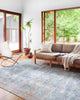 Loloi II Wynter WYN-06 Teal / Multi Area Rug Room Scene Image Feature