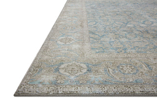 Loloi Wynter WYN-10 Ocean/Silver Area Rug Corner Image