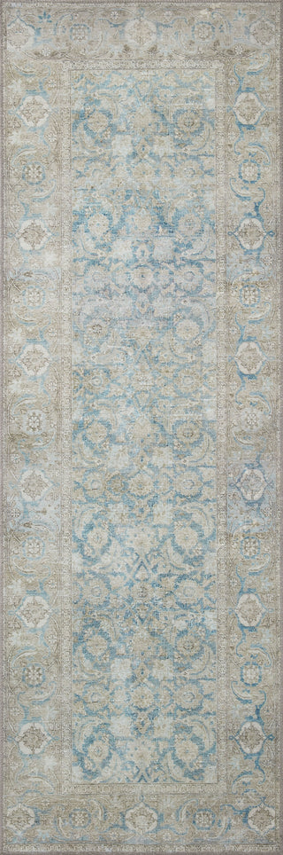 Loloi Wynter WYN-10 Ocean/Silver Area Rug Runner Image