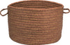 Colonial Mills Solid Fabric Basket Y141 Cinnamon