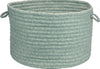 Colonial Mills Solid Fabric Basket Y501 Seafoam