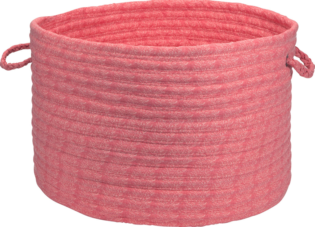 Colonial Mills Solid Fabric Basket Y601 Coral