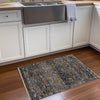 Dalyn Yarra YA6 Navy Area Rug Scatter Lifestyle Image Feature