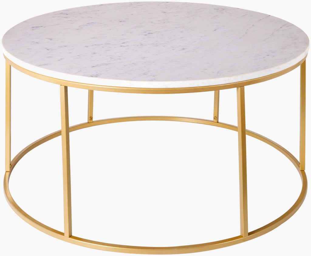 Surya Aryaa YAA-017 White / Gold Furniture main image