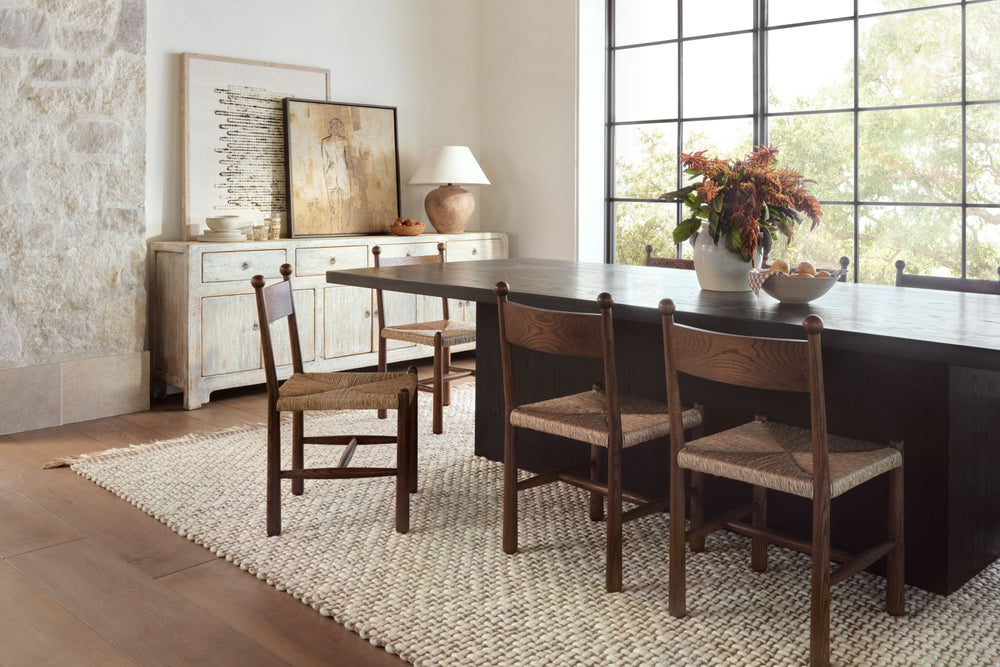 Amber Lewis x Loloi Yellowstone YEL-01 Ivory / Ivory Area Rug Lifestyle Image Feature