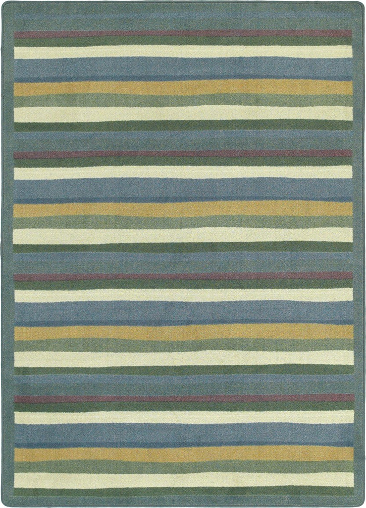 Joy Carpets Kid Essentials Yipes Stripes Soft Area Rug