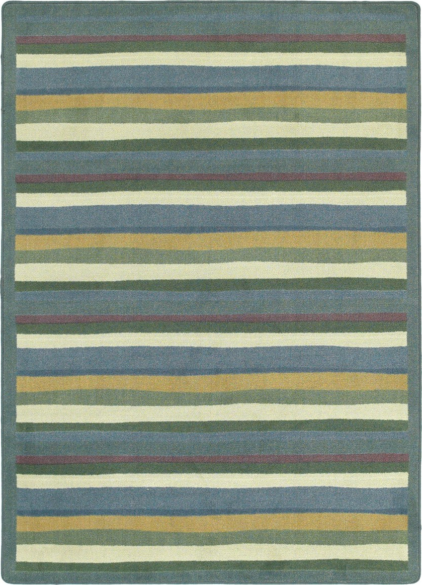 Joy Carpets Kid Essentials Yipes Stripes Soft Area Rug
