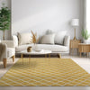 Dalyn York YO1 Gold Area Rug Lifestyle Image Feature