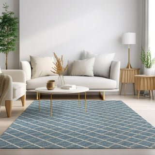 Dalyn York YO1 Sky Area Rug Lifestyle Image Feature