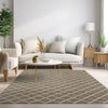Dalyn York YO1 Taupe Area Rug Lifestyle Image Feature