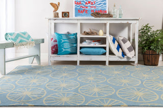 Surya Yacht Club YTC-2018 Area Rug Room Scene Feature
