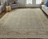 Havila Fine Rugs Zeeland H1796 Gray/Taupe Area Rug Lifestyle Image Feature