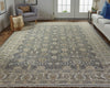 Havila Fine Rugs Zeeland H1800 Blue Area Rug Lifestyle Image Feature