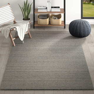 LR Home Zenith 82562 Silver Area Rug Lifestyle Image