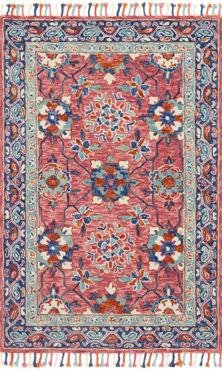 Loloi Zharah ZR-03 Rose/Denim Area Rug main image