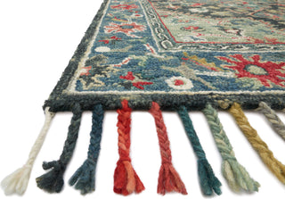 Loloi Zharah ZR-05 Navy/Blue Area Rug Corner Image Feature