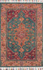 Loloi Zharah ZR-05 Teal/Berry Area Rug Main Image