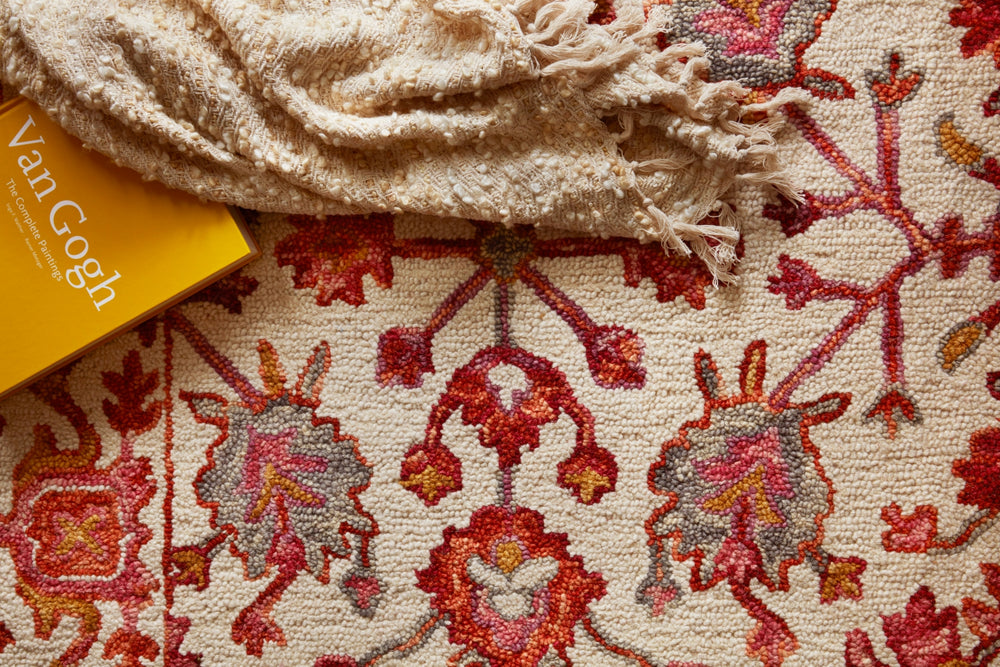 Loloi Zharah ZR-06 Berry Area Rug Lifestyle Image Feature