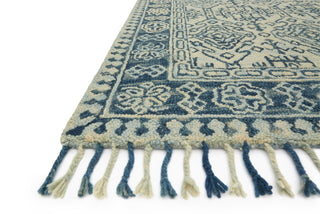 Loloi Zharah ZR-09 Mist/Blue Area Rug Corner Image