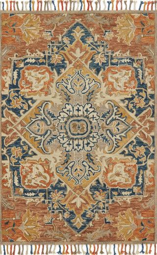 Loloi Zharah ZR-10 Rust/Blue Area Rug Main Image