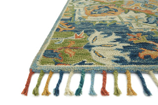 Loloi Zharah ZR-11 Blue/Multi Area Rug Corner Image