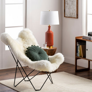 Surya Nizhoni ZHO-003 WhiteWhite / Black Furniture Style Shot