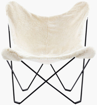 Surya Nizhoni ZHO-005 WhiteWhite / Black Furniture Angle