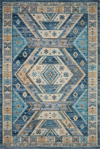 Loloi Zion ZIO-02 Ocean/Gold Area Rug main image