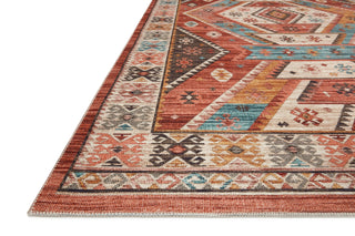 Loloi Zion ZIO-05 Red/Multi Area Rug Corner Image