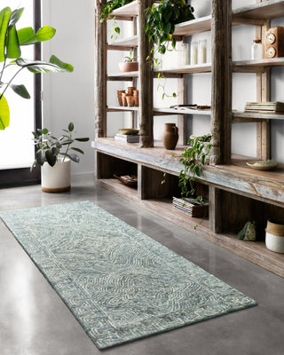 Loloi Ziva ZV-04 Denim Area Rug Lifestyle Image Feature