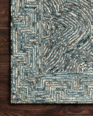 Loloi Ziva ZV-04 Denim Area Rug Corner Image