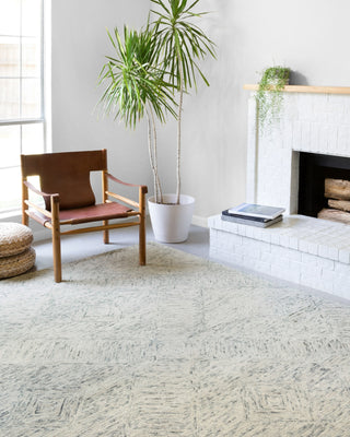 Loloi Ziva ZV-05 Sky Area Rug Lifestyle Image Feature