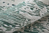 Feizy Zarah 8917F Green/White Area Rug Close Up 2