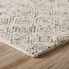 Dalyn Zoe ZZ1 Chocolate Area Rug Corner Image