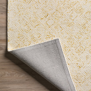 Dalyn Zoe ZZ1 Gold Area Rug Backing Image