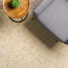 Dalyn Zoe ZZ1 Gold Area Rug Lifestyle Image Feature