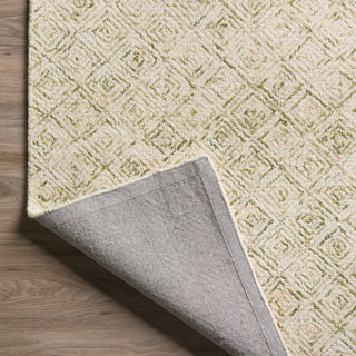 Dalyn Zoe ZZ1 Lime Area Rug Backing Image