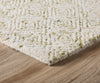 Dalyn Zoe ZZ1 Lime Area Rug Corner Image