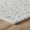 Dalyn Zoe ZZ1 Navy Area Rug Corner Image