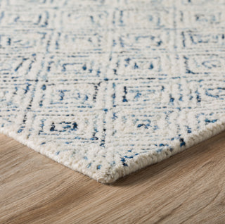 Dalyn Zoe ZZ1 Navy Area Rug Corner Image