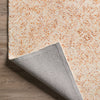 Dalyn Zoe ZZ1 Orange Area Rug Backing Image