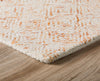 Dalyn Zoe ZZ1 Orange Area Rug Corner Image