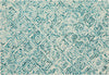 Dalyn Zoe ZZ1 Teal Area Rug Scatter Main Image