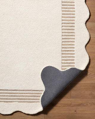 Livabliss Scalloped SCP-2307 Area Rug Backing