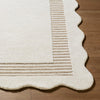 Livabliss Scalloped SCP-2307 Area Rug Corner
