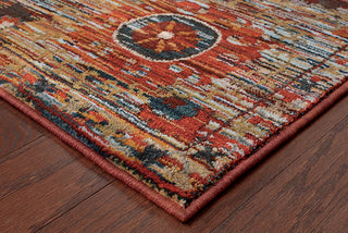 Oriental Weavers Sedona 6408K Multi/Multi Area Rug Corner On Wood