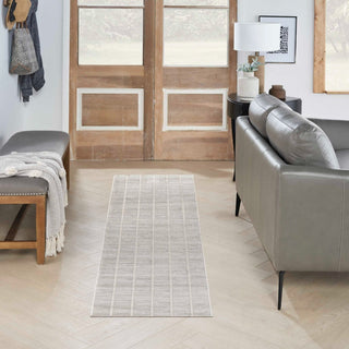 Nourison Serenity Home SRH05 Light Grey Area Rug Room Scene 4